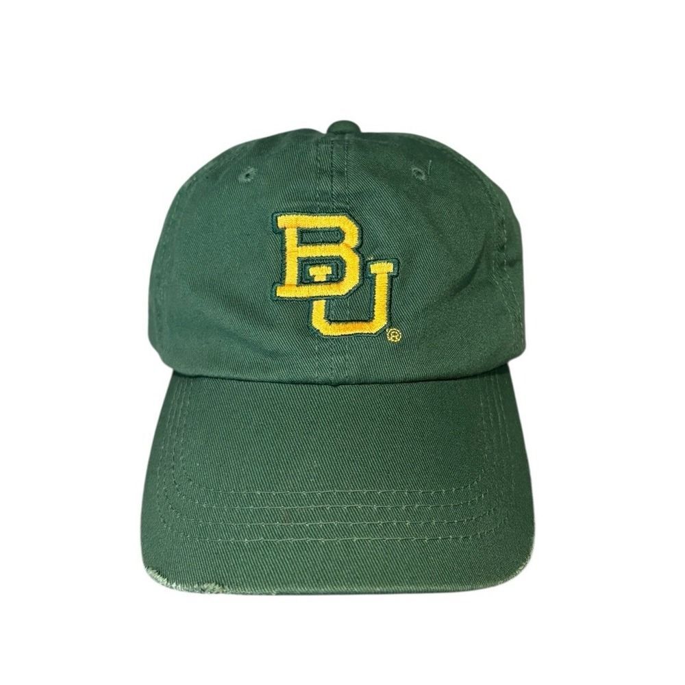 Baylor University Bears NCAA College Hat Cap Adjustable Embroidered Green